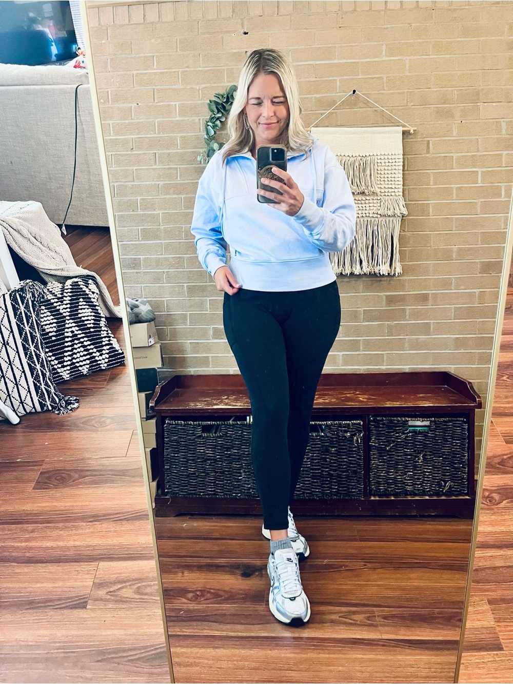 Old Navy Light Lavender Quarter-Zip Hoodie
